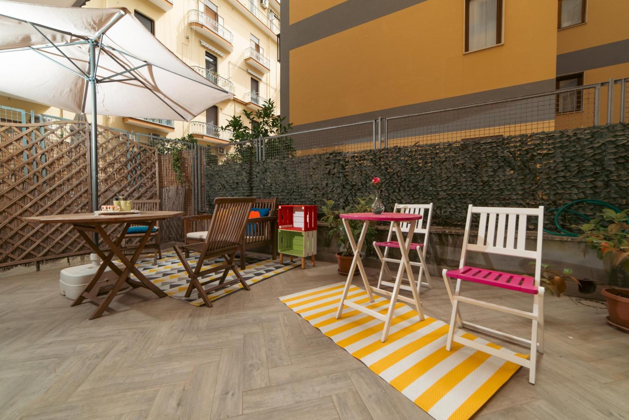 Portarotese Apartment With Terrace Salerno Luaran gambar